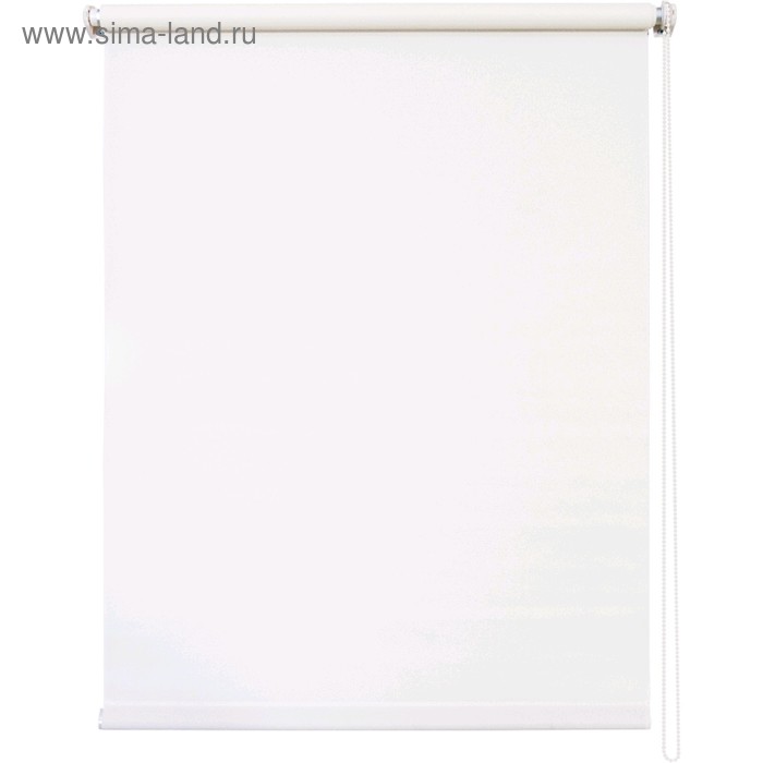Рулонная штора «Плайн», 140 х 175 см, цвет белый