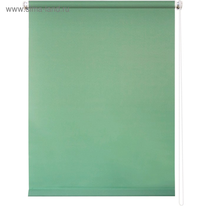 Рулонная штора «Плайн», 70 х 175 см, цвет светло-зелёный
