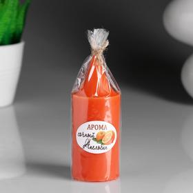 

Свеча- цилиндр "Апельсин" ароматическая, 4×10 см