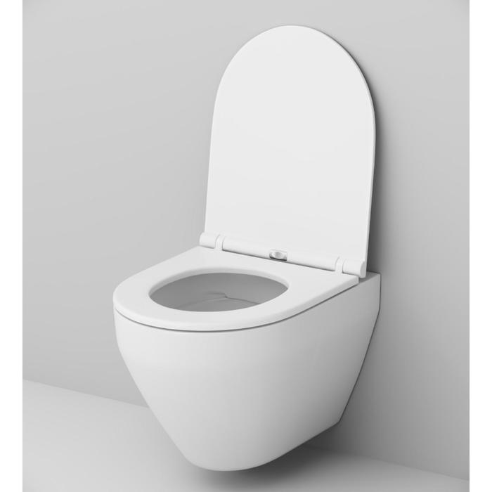 

Унитаз подвесной AM.PM Spirit 2.0 C701700WH, безободковый, белый глянец