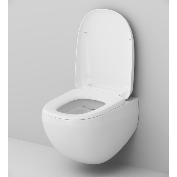 

Унитаз подвесной AM.PM Sensation C301700WH, безободковый, сиденье-микролифт, белый глянец