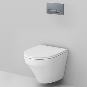 

Комплект инсталляции AM.PM Inspire I012702/I014151, подвесной унитаз, клавиша, белый, хром