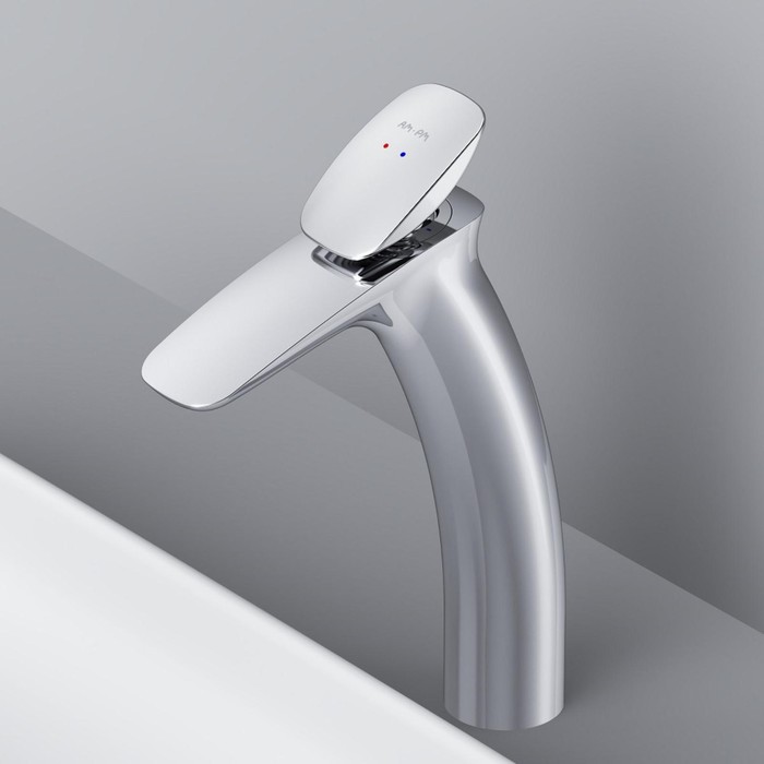 

Смеситель для раковины AM.PM Spirit 2.0 F70A92200, однорычажный, с донным клапаном, хром