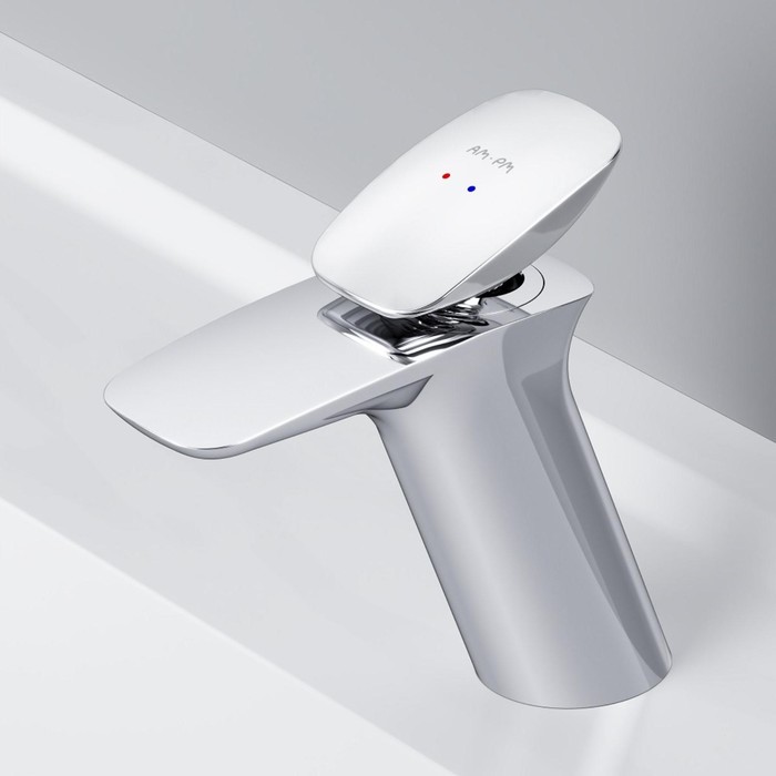

Смеситель для раковины AM.PM Spirit 2.0 F70A82100, однорычажный, с донным клапаном хром