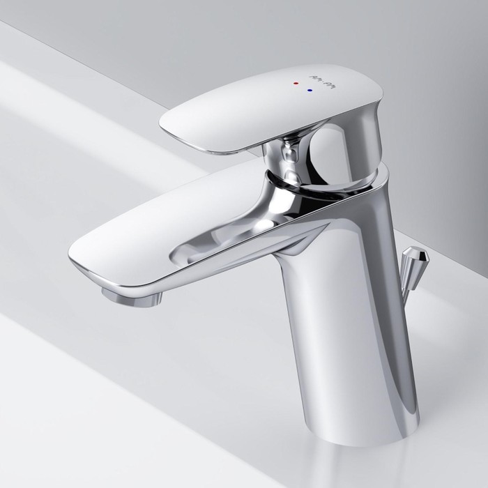 

Смеситель для раковины AM.PM Spirit 2.1 F71A82100, однорычажный, с донным клапаном хром