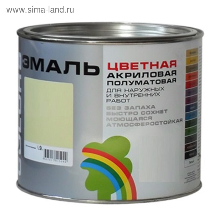 

Эмаль ВДАК-220 "COLORS" бежевый 1,9л