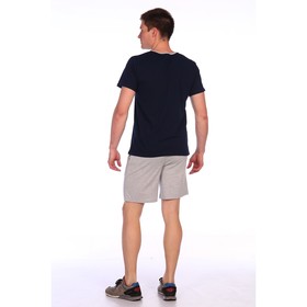 

Костюм мужской (футболка, шорты), цвет синий, размер 54