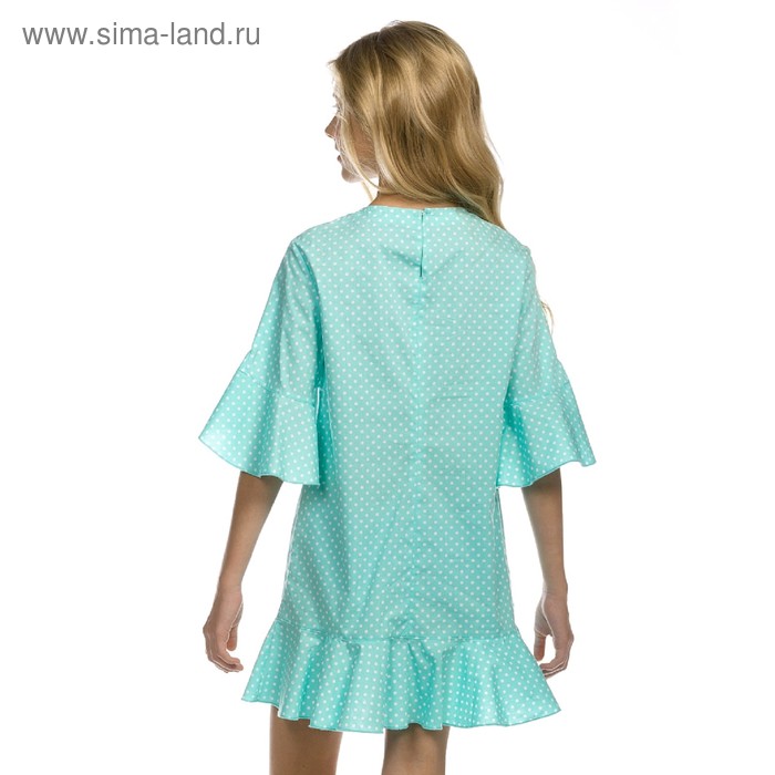 Платье для девочек, рост 134 см, цвет ментол