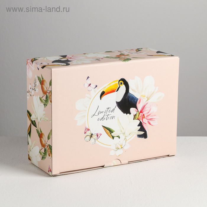 фото Коробка‒пенал tropical present, 26 × 19 × 10 см дарите счастье