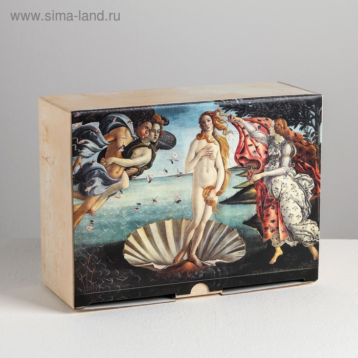 Коробка‒пенал, упаковка подарочная, «Ботичелли», 26 х 19 х 10 см