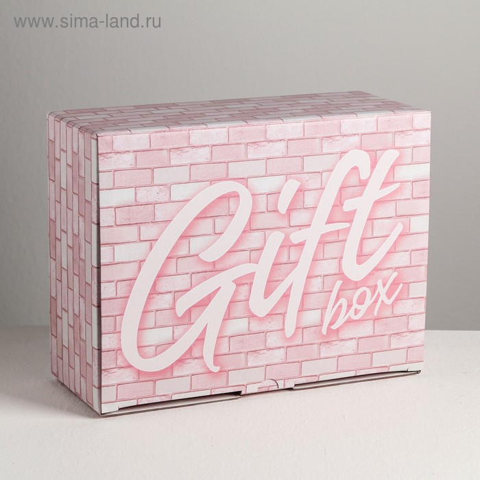 фото Коробка‒пенал gift box, 30 × 23 × 12 см дарите счастье
