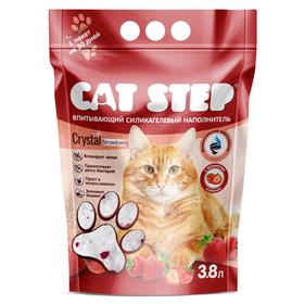 

Наполнитель силикагелевый CAT STEP Crystal Strawberry, 3,8 л