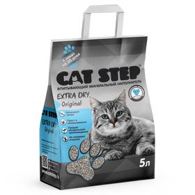 

Наполнитель минеральный впитывающий CAT STEP Extra Dry Original, 5 л