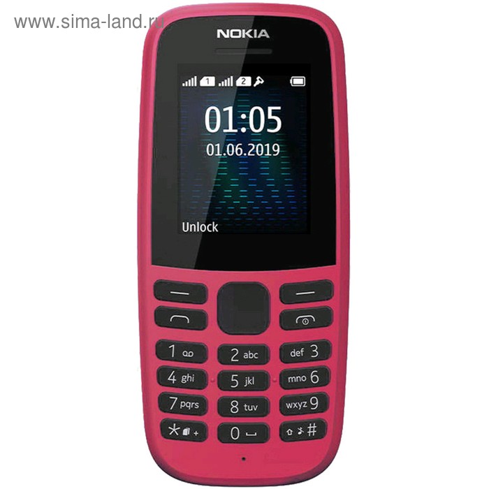 Сотовый телефон NOKIA 105 DS TA-1174 1,77