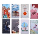 Блокнот В6, 96 листов на гребне Travel Journal, твёрдая обложка, блок крафт-бумага, 80 г/м2, МИКС - Фото 1