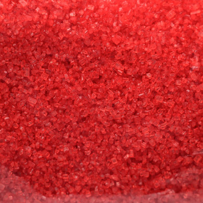 Посыпка кондитерская декоративная Сахар цветной, красный, 50 г konfinetta кондитерская посыпка красный бархат мягкая красный фиолетовый розовый 50 г