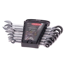 

Набор ключей ROCKFORCE RF-51072, комбинированных, трещоточных, 8-19мм, 7предметов