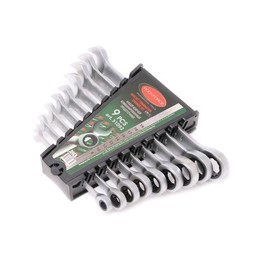 

Набор ключей ROCKFORCE RF-51092, комбинированных, трещоточных, 8-20мм, 9 предметов