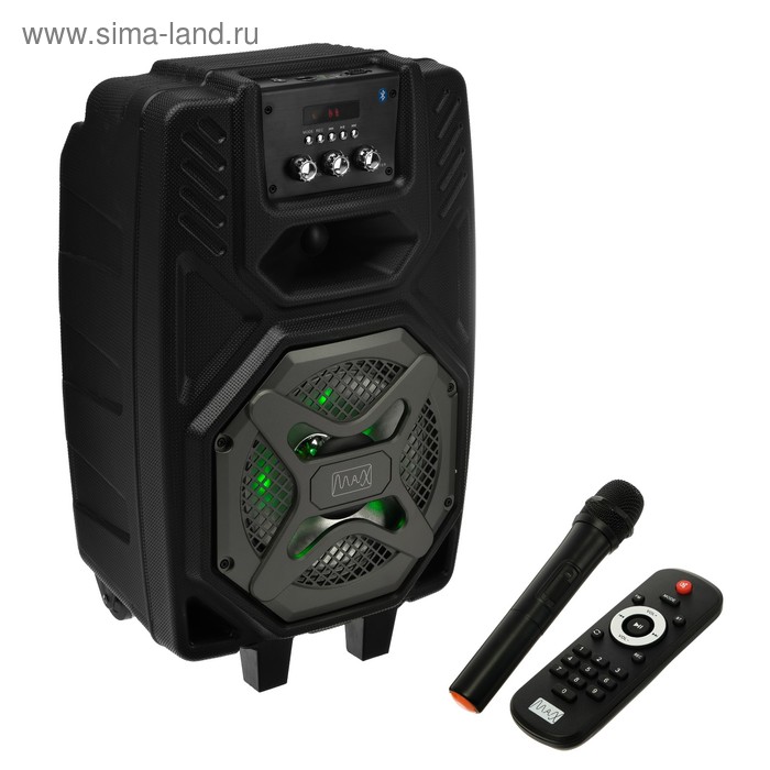 Портативная караоке система MAX Q82 20 Вт FM AUX micro SD USB BT Li-Ion 4000 мАч 539000₽