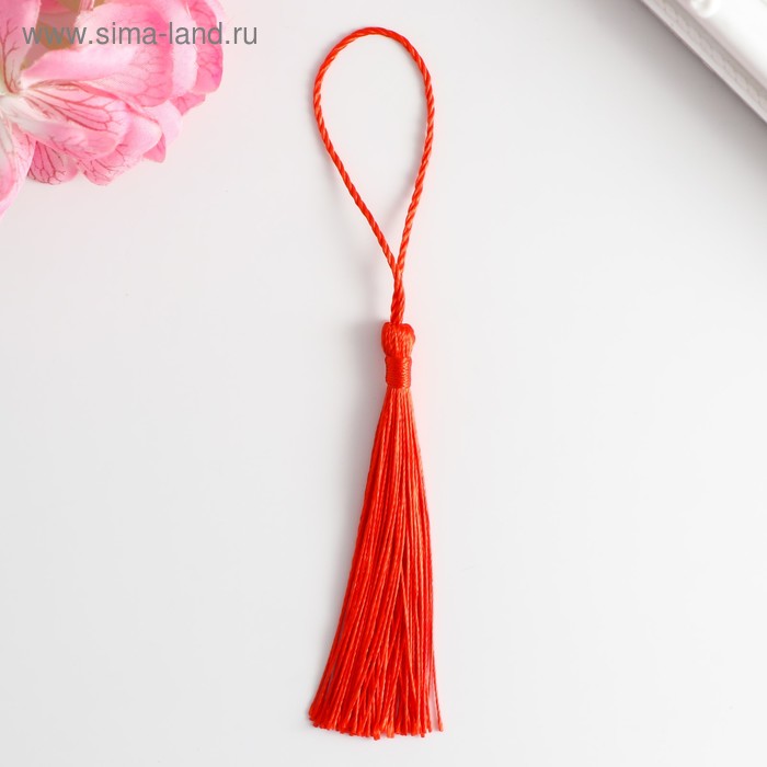 Кисточка, цвет красный 13,5 см