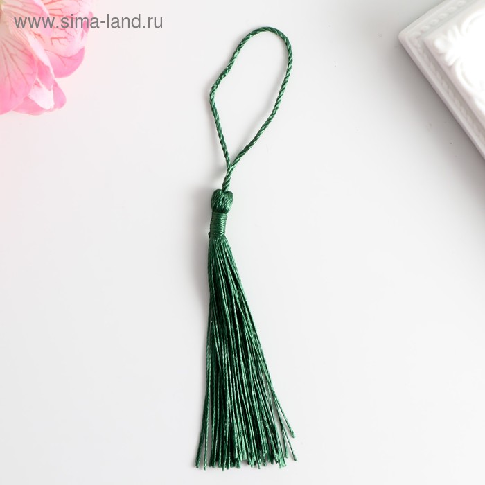 

Кисточка, цвет темно-зеленый 13,5 см