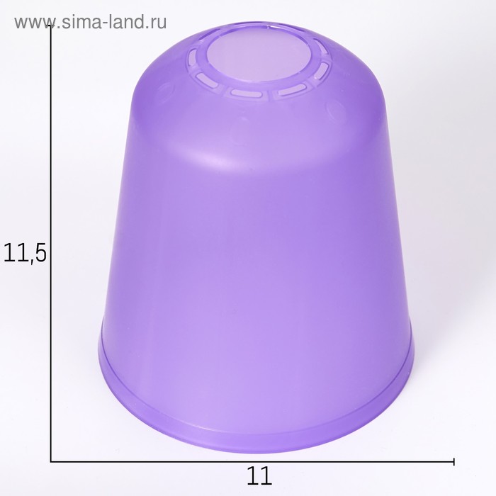 Плафон универсальный Цилиндр Е14/Е27 фиолетовый 11х11х12см