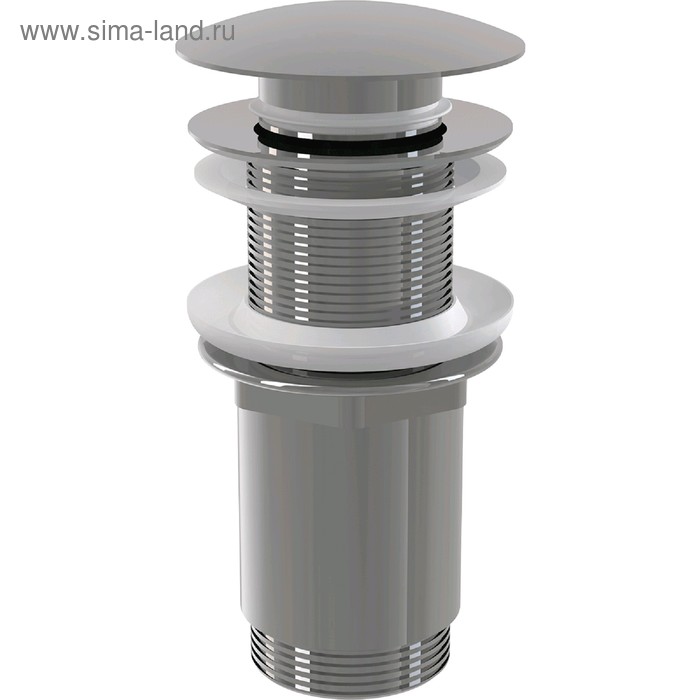 Донный клапан для раковины Alcaplast A395, CLICK/CLACK 5/4, без перелива донный клапан alcaplast a395 хром