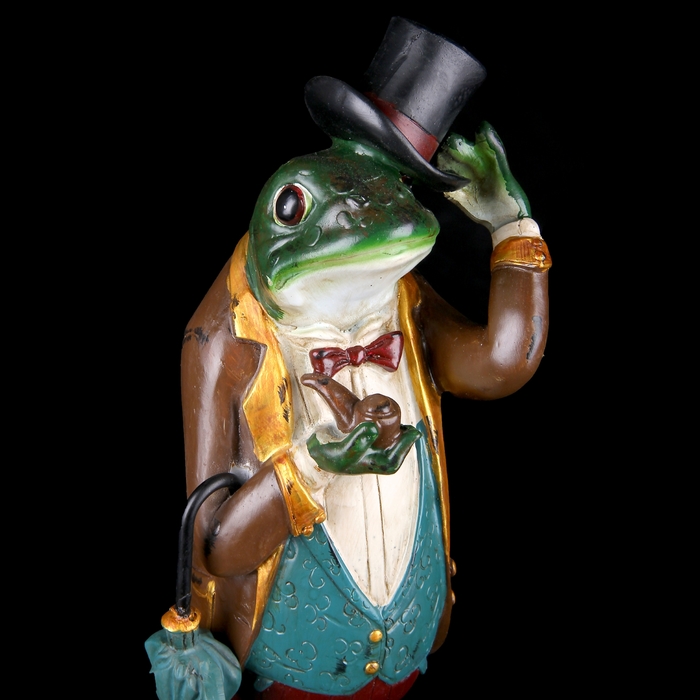 Сувенир "Лягуха-аристократ с зонтиком"