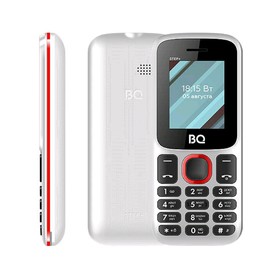 

Сотовый телефон BQ M-1848 Step+ 1,77", 32Мб, microSD, 2 sim, бело-красный