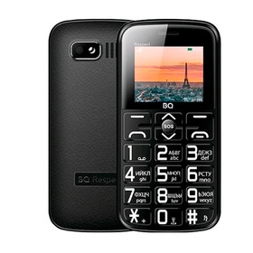 Сотовый телефон BQ M-1851, Respect 1.77', 2 sim, 32Мб, microSD, 1400 мАч, чёрный Ош