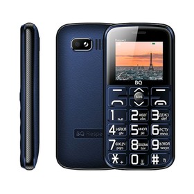Сотовый телефон BQ M-1851, Respect 1.77', 2 sim, 32Мб, microSD, 1400 мАч, синий Ош