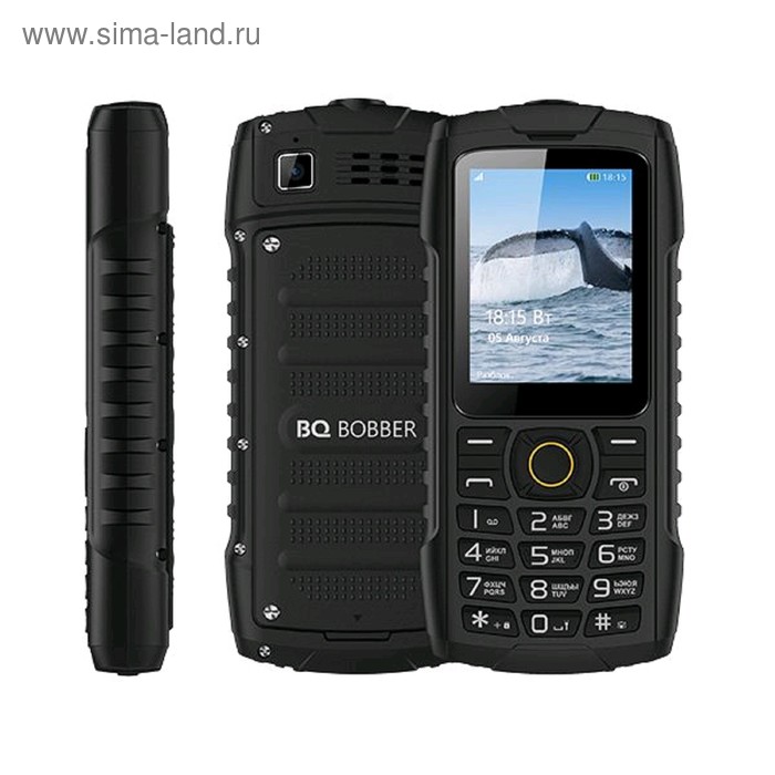 фото Сотовый телефон bq m-2439 bobber 2,4", 32мб, microsd, 2 sim, ip68, чёрный