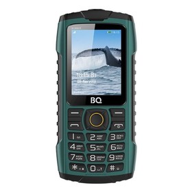 

Сотовый телефон BQ M-2439 Bobber 2,4", 32Мб, microSD, 2 sim, IP68, зелёный