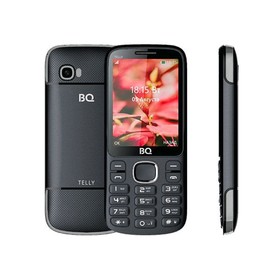 

Сотовый телефон BQ M-2808 TELLY Black 2,8", 32 Мб, microSD, 2 sim, чёрно-серый