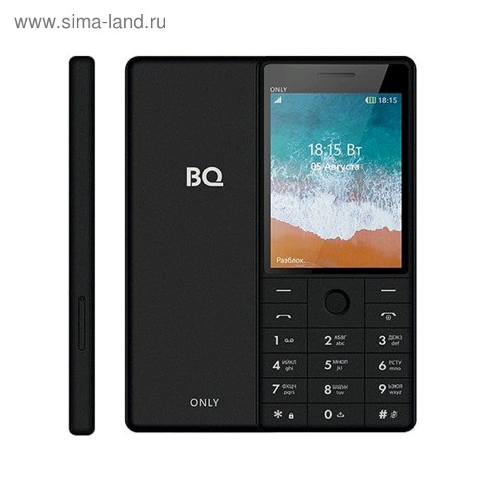 фото Сотовый телефон bq m-2815 only 2,8", 32мб, microsd, 2 sim, чёрный