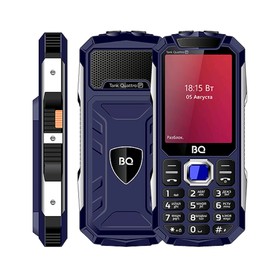 

Сотовый телефон BQ M-2817 Tank Quattro Power 2,8", 32Мб, microSD, 4 sim, голубой