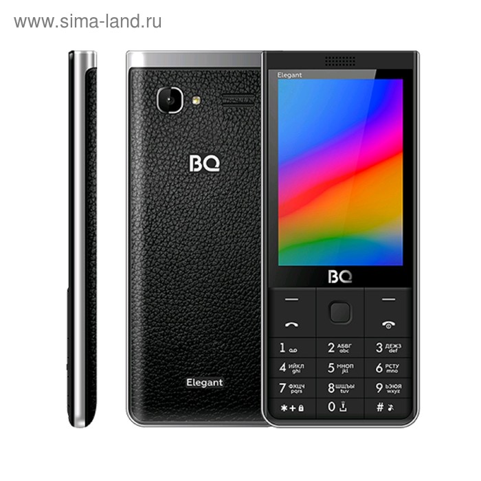 фото Сотовый телефон bq m-3595 elegant 3,47", 64мб, microsd, 2 sim, чёрный