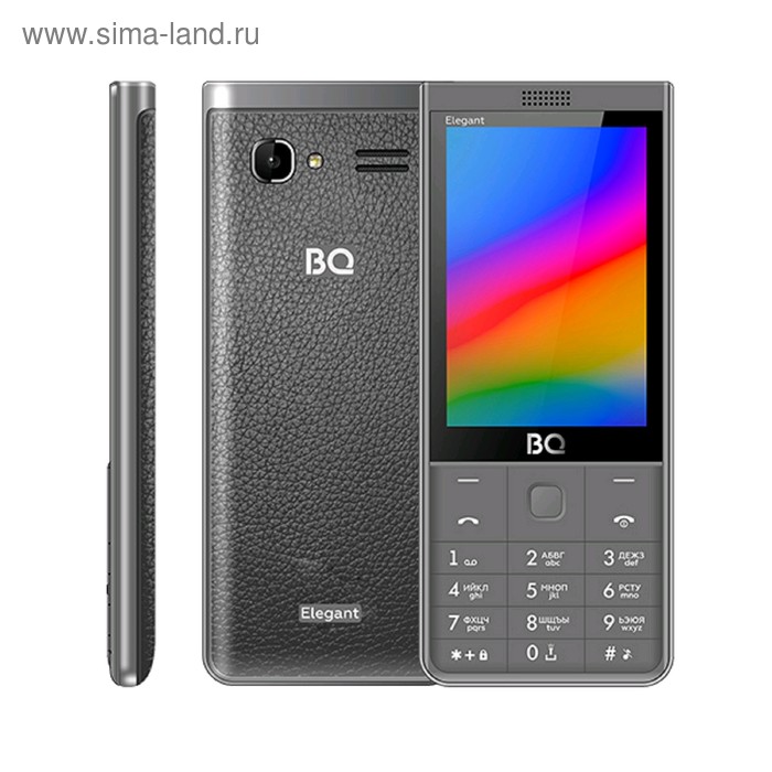 фото Сотовый телефон bq m-3595 elegant 3,47", 64мб, microsd, 2 sim, серый