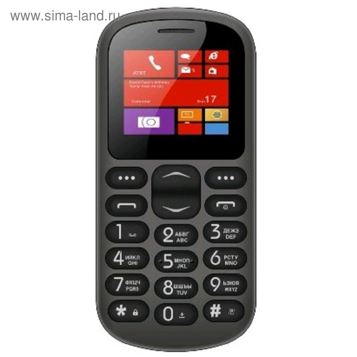 фото Сотовый телефон f+ ezzy 3 1,77", microsd, 2 sim, чёрный