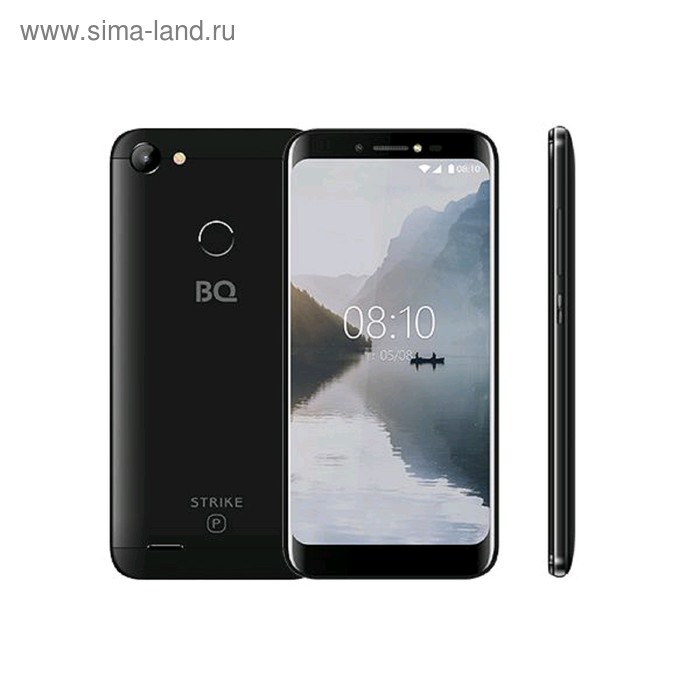 фото Смартфон bq s-5514g strike power 5,45", ips, 8гб, 1гб, 13мп, 3g, android 8.1, чёрный