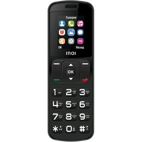 

Сотовый телефон INOI 104 1,77", 2 sim, чёрный