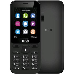 

Сотовый телефон INOI 239, 2.4", 2 sim, 64Мб, microSD, 600 мАч, чёрный