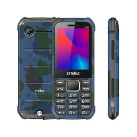 

Сотовый телефон STRIKE P20 2,4", 32Мб, microSD, камера, 2 sim, камуфляж