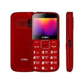 

Сотовый телефон STRIKE S20 2,31", 32Мб, microSD, камера, 2 sim, красный