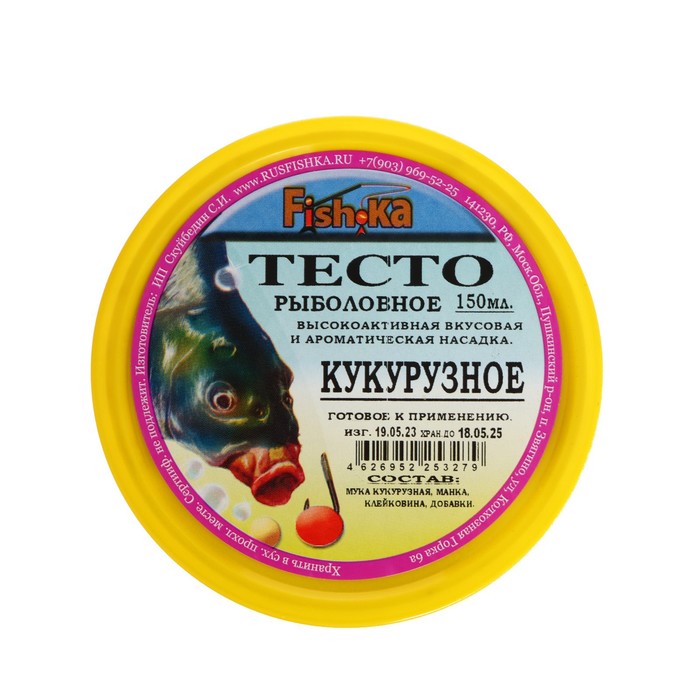 

Тесто готовое Fish.ka кукурузное, 150 мл