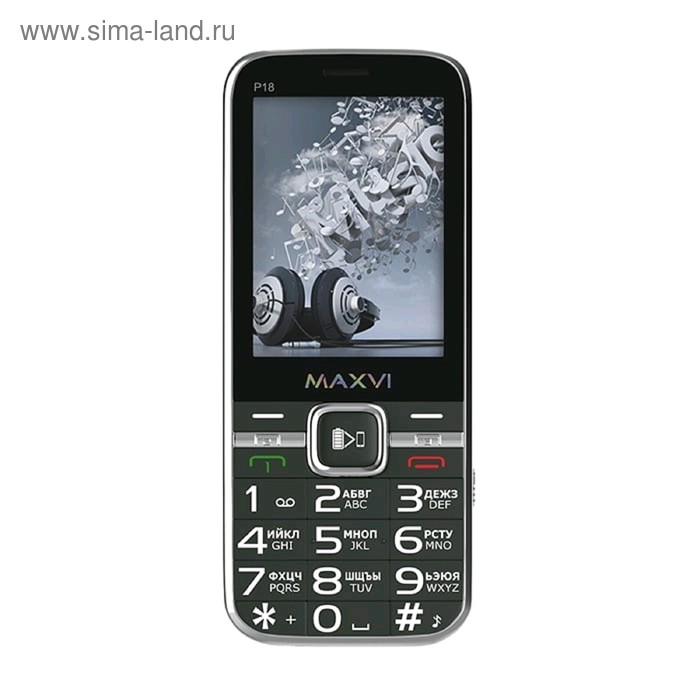 фото Сотовый телефон maxvi p18 2,8", 32мб, microsd, 0,3мп, 3 sim, камуфляж