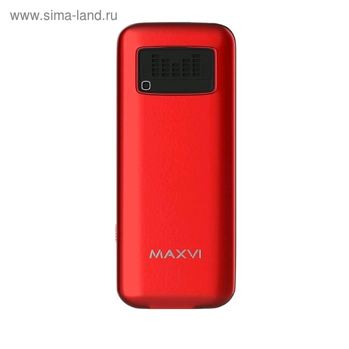 фото Сотовый телефон maxvi p18 2,8", 32мб, microsd, 0,3мп, 3 sim, красный