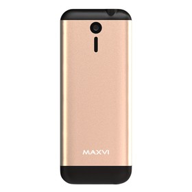 

Сотовый телефон MAXVI X10 2,8", 32Мб, microSD, 0,3Мп, 2 sim, золотистый