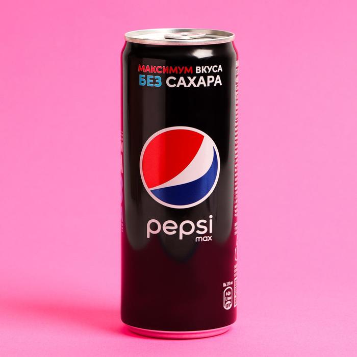 Напиток сильногазированный Pepsi Max, 0,33 л напиток pepsi max сильногазированный 0 5 л