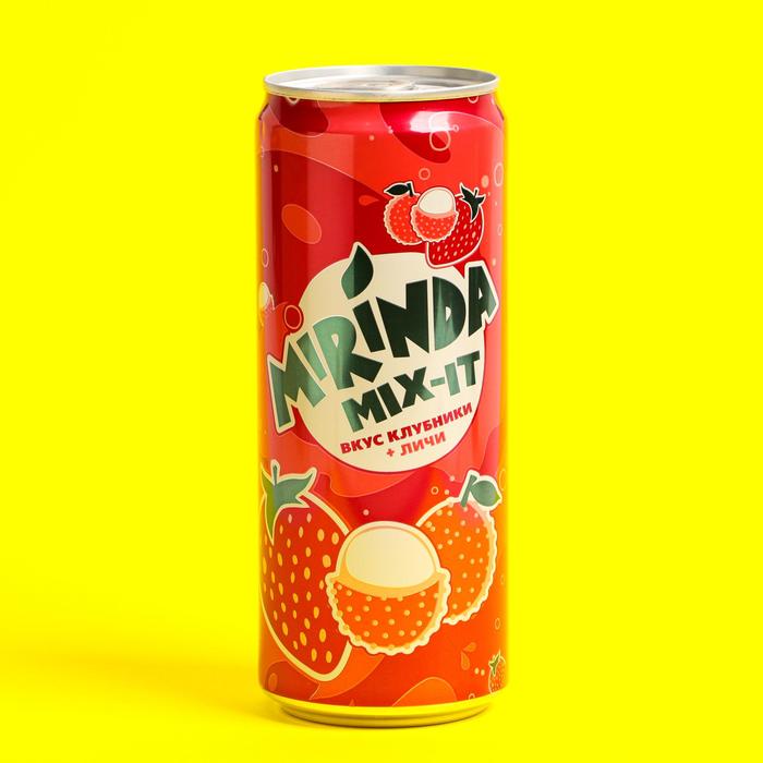 Напиток сильногазированный Mirinda Mix-It Клубника-Личи, 0,33 л напиток сильногазированный mirinda апельсин 0 5 л